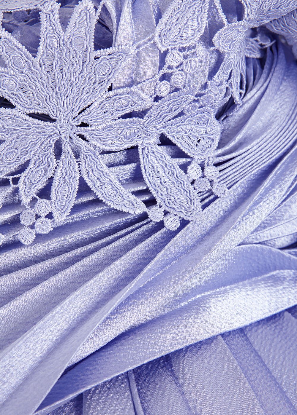 Dana Lace Double Layered Dress Pale Blue