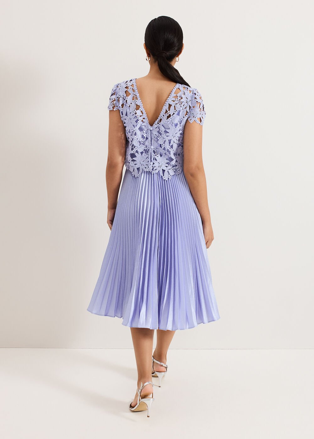 Petite Dana Dress Pale Blue