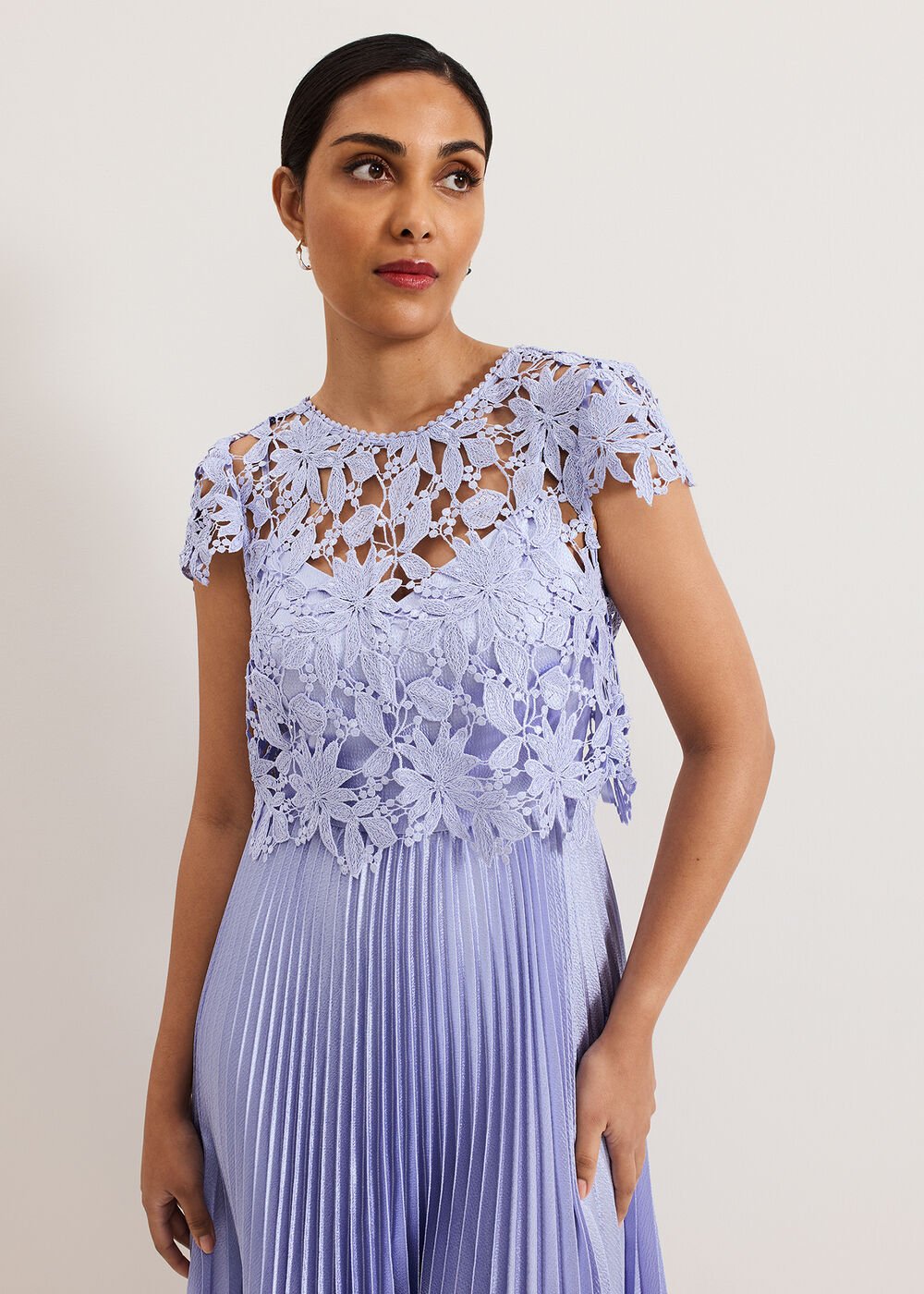 Petite Dana Dress Pale Blue
