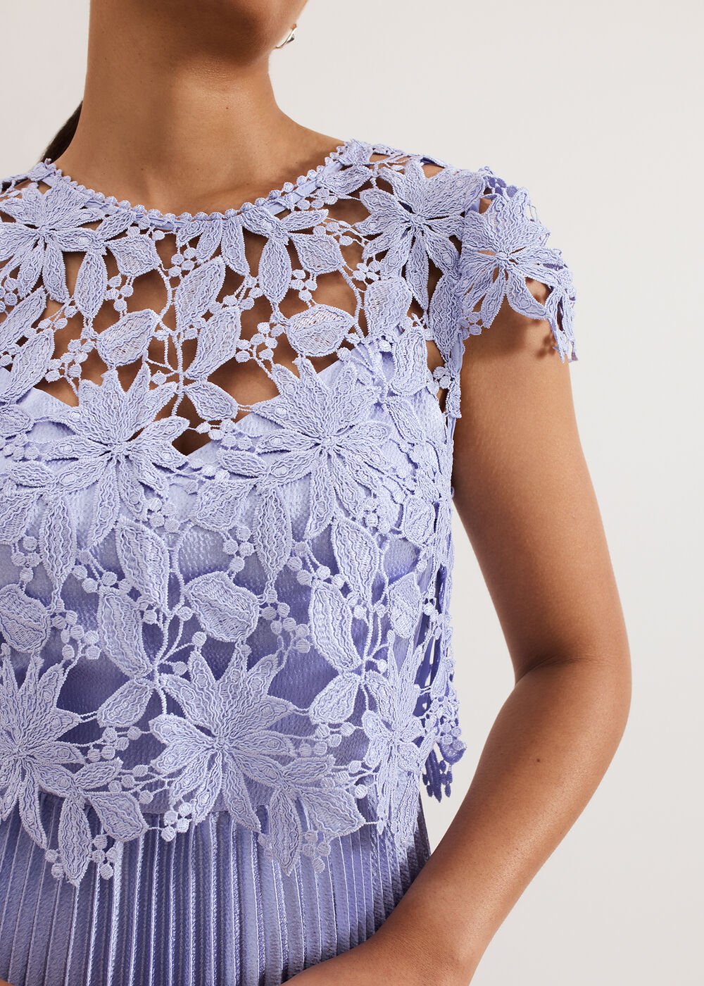 Petite Dana Dress Pale Blue