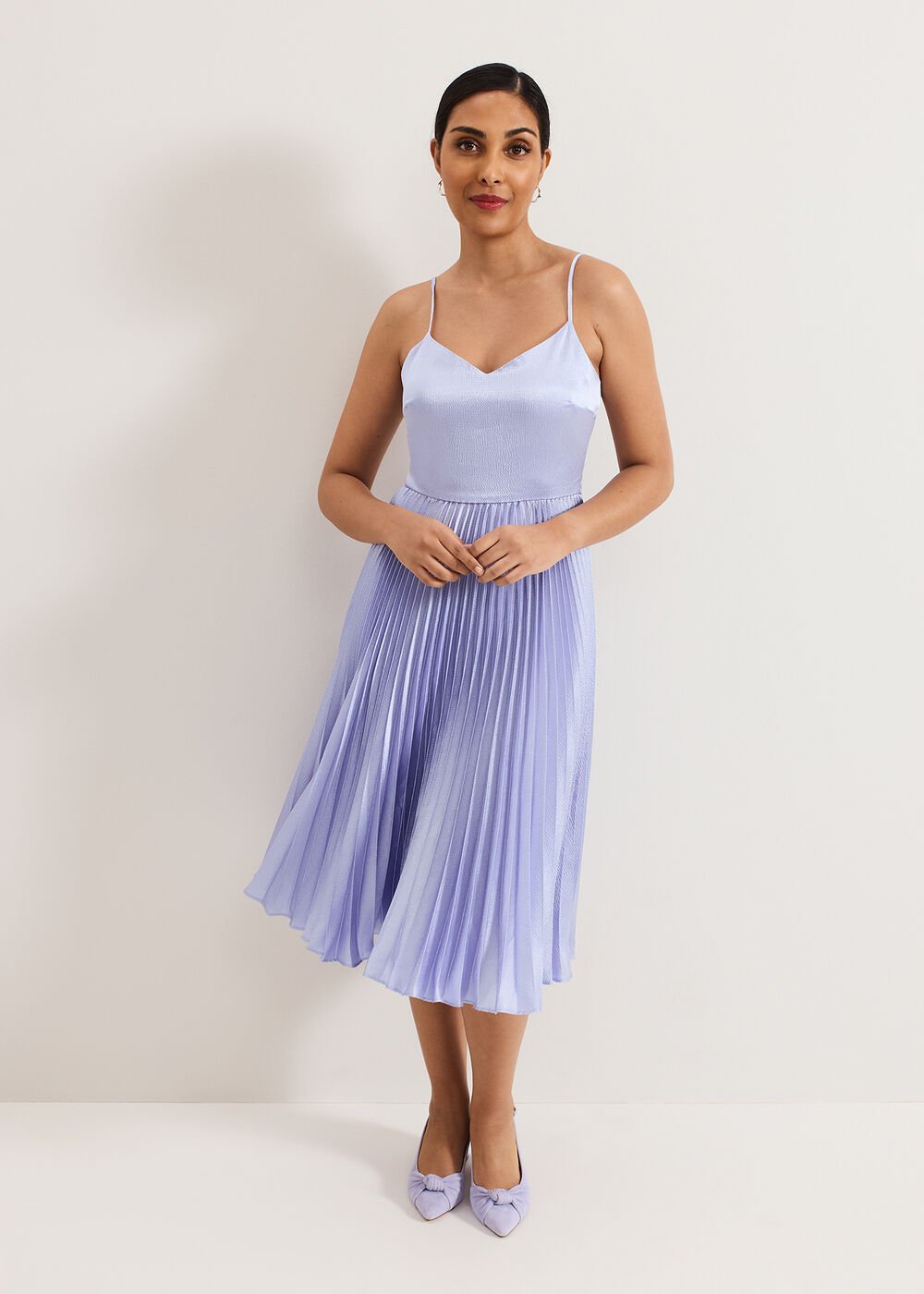 Petite Dana Dress Pale Blue