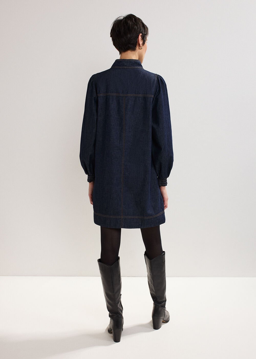 Peggie Denim Dress Blue