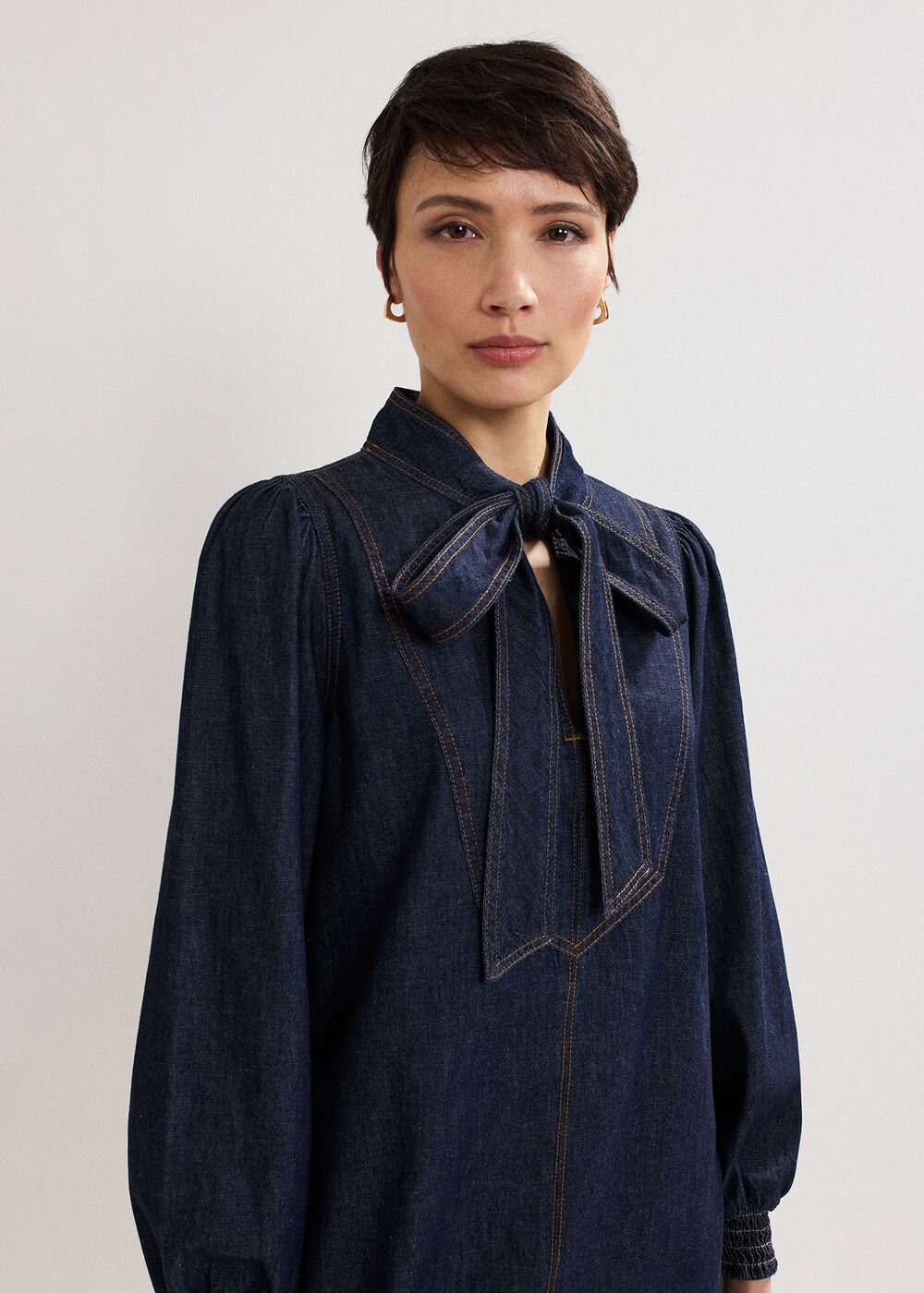 Peggie Denim Dress Blue
