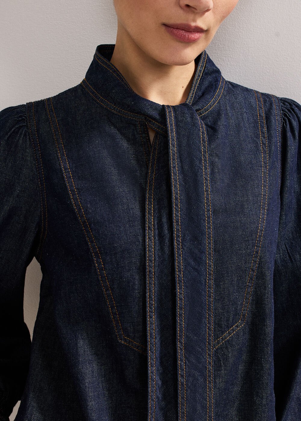 Peggie Denim Dress Blue