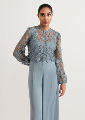Petite Vanessa Jumpsuit Eau De Nil