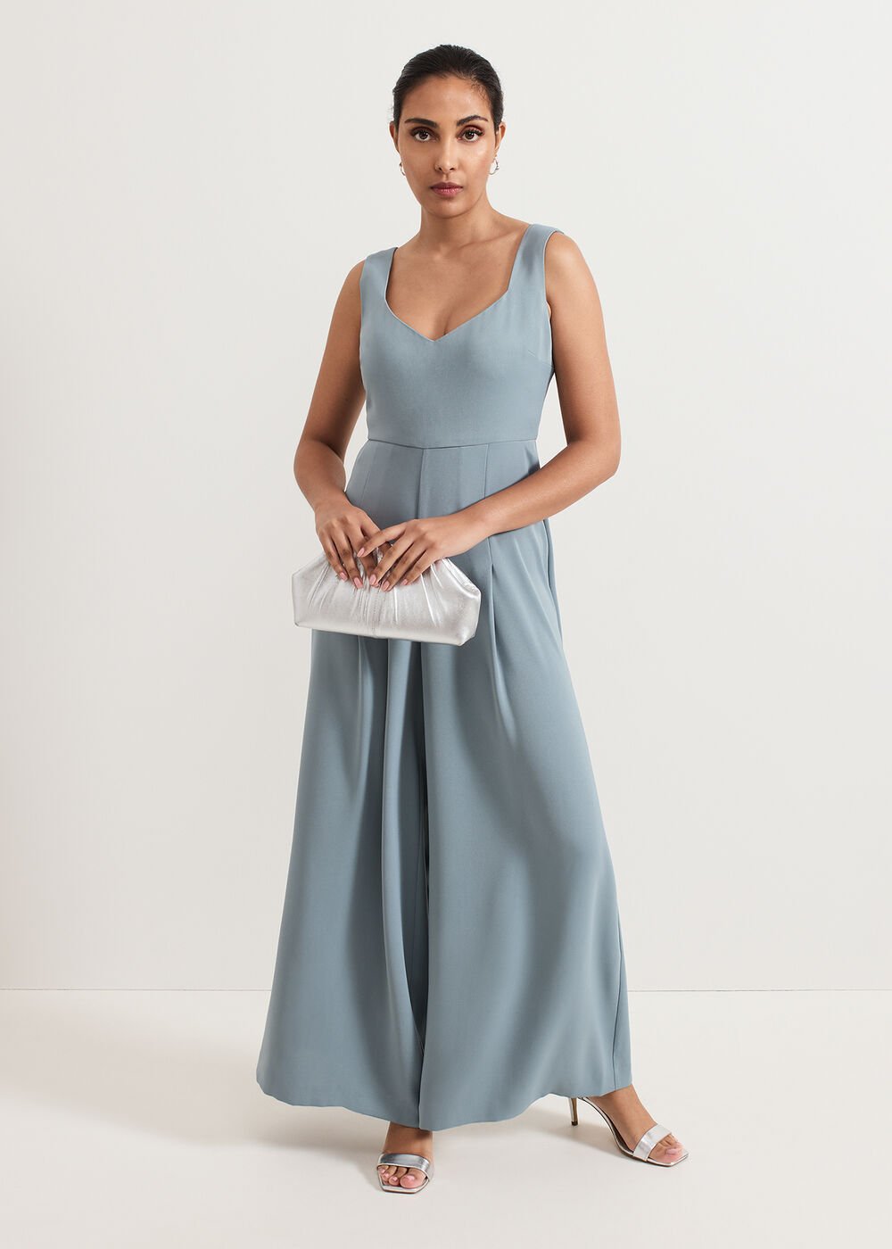 Petite Vanessa Jumpsuit Eau De Nil
