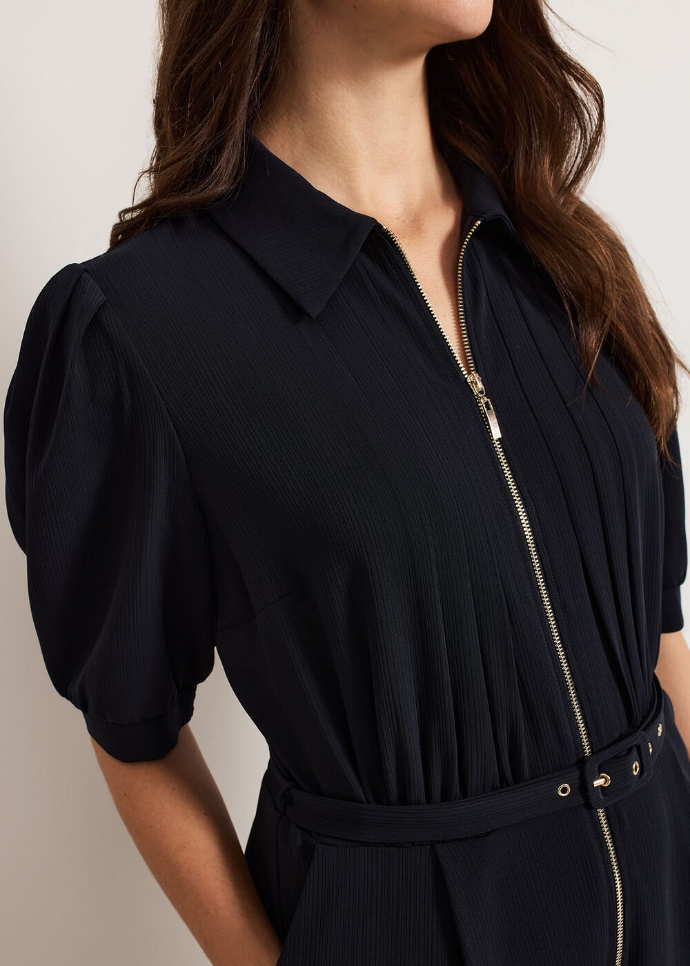 Candice Zip Jumpsuit Navy