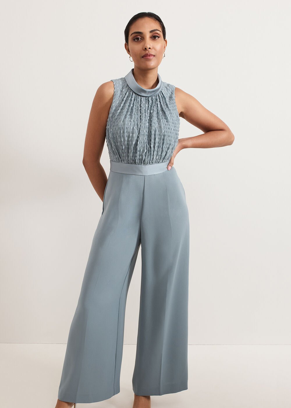 Petite Eliza Jumpsuit Eau De Nil