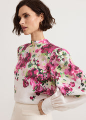 Winnie Floral Top Multi-Coloured