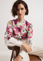 Winnie Floral Top Multi-Coloured