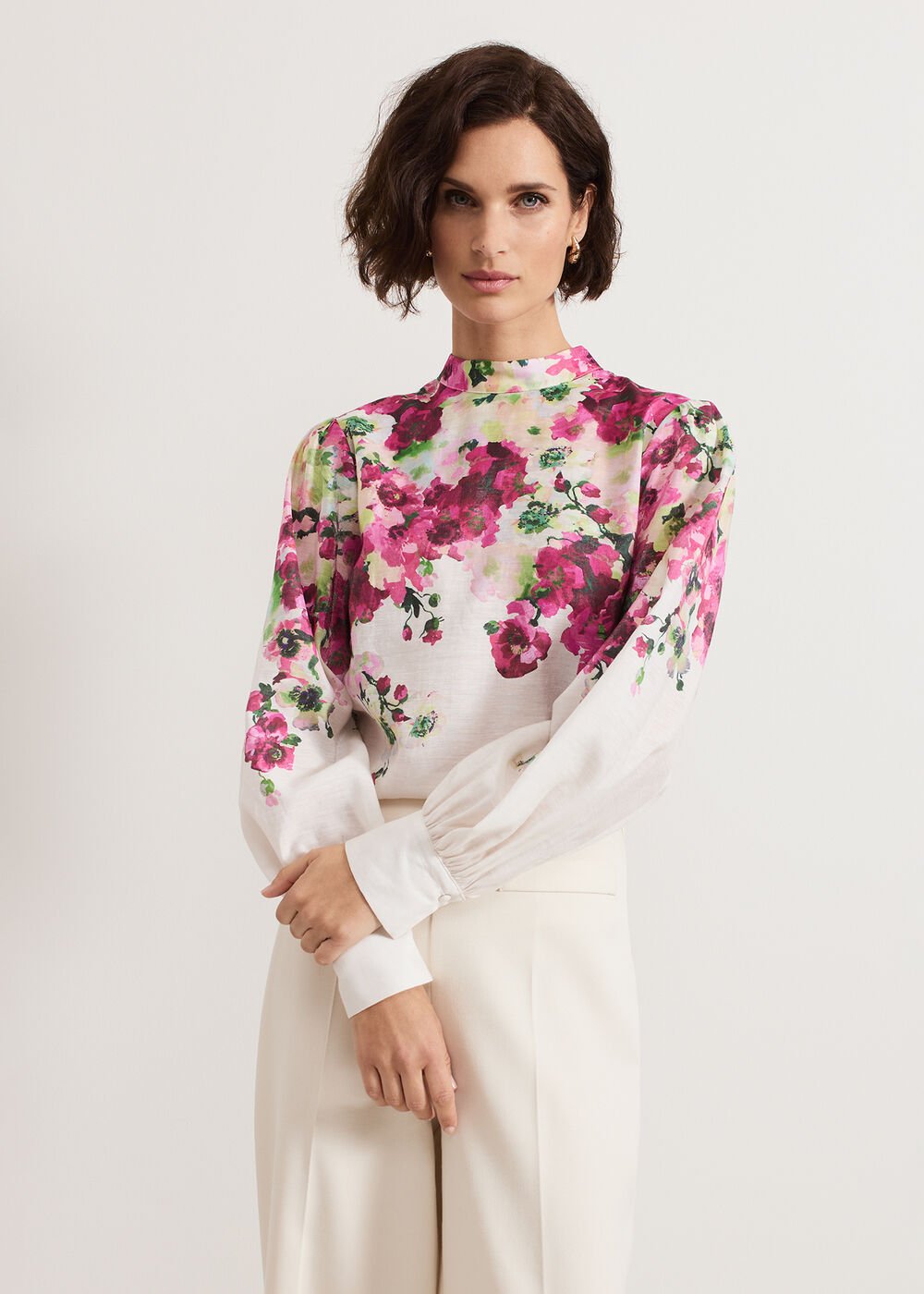 Winnie Floral Top Multi-Coloured