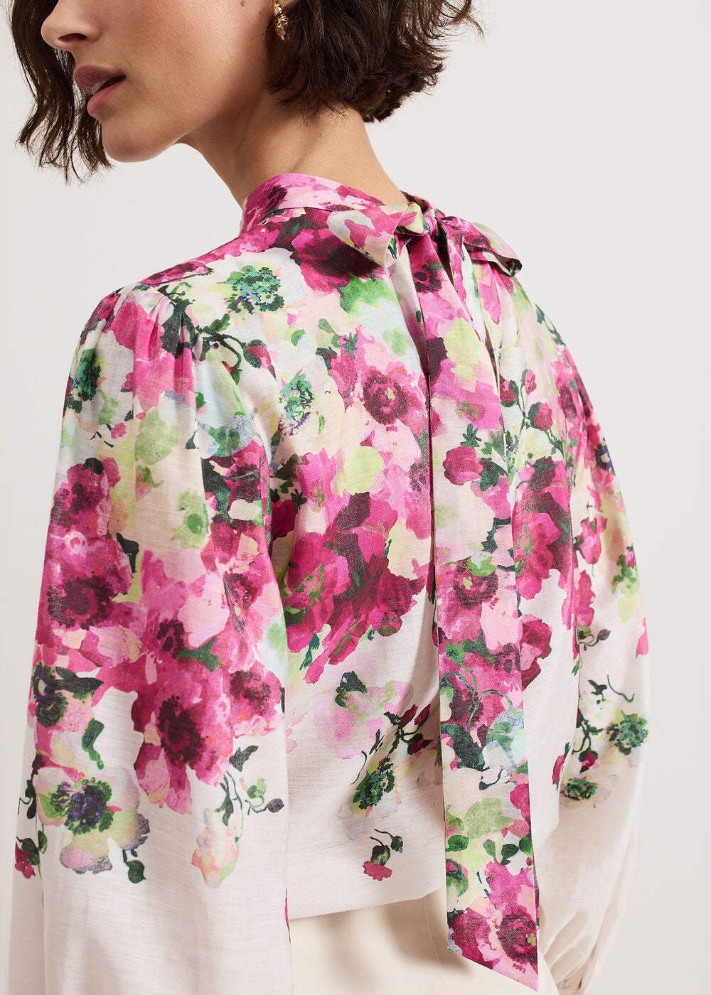 Winnie Floral Top Multi-Coloured