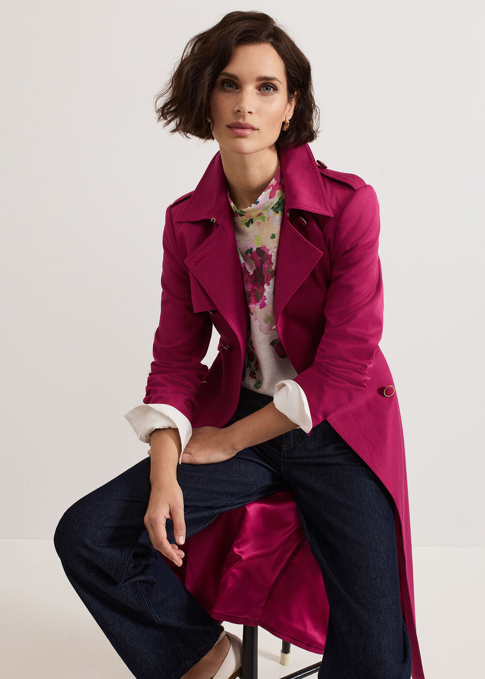 Winnie Floral Top Multi-Coloured