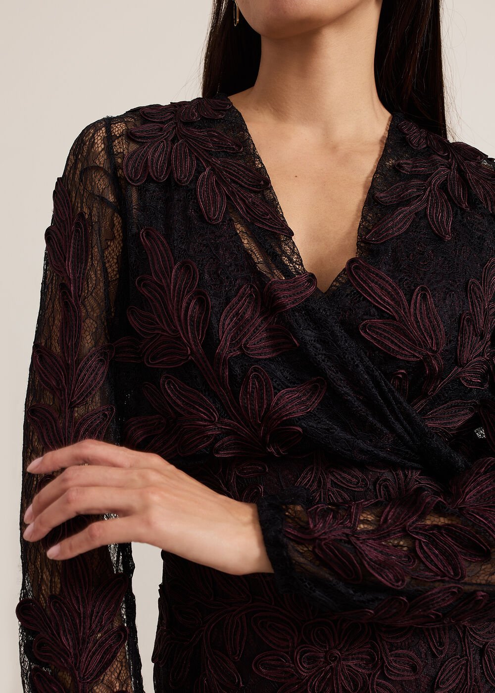 Montee Cover Up Burgundy