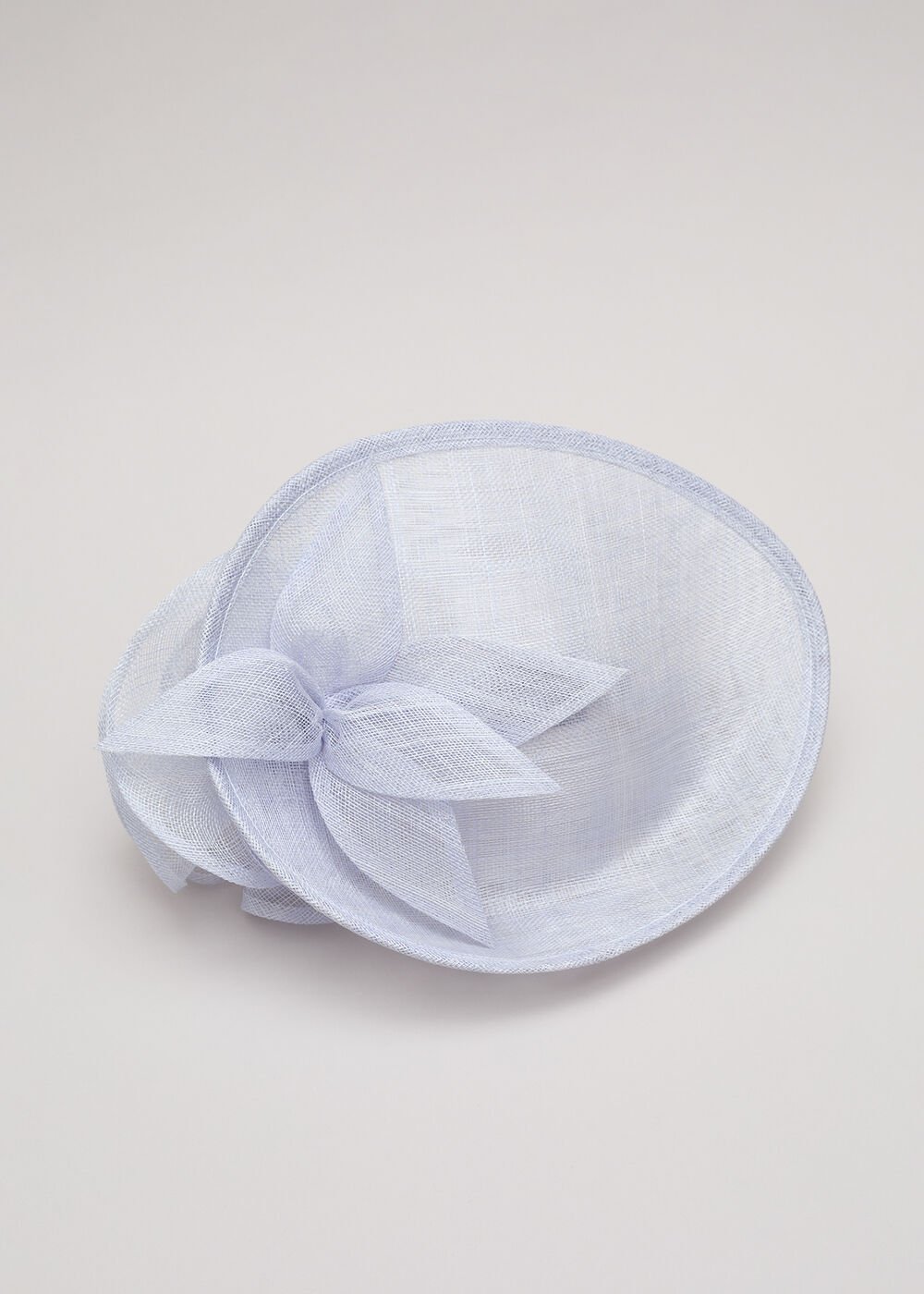 Blue Oval Fascinator Pale Blue