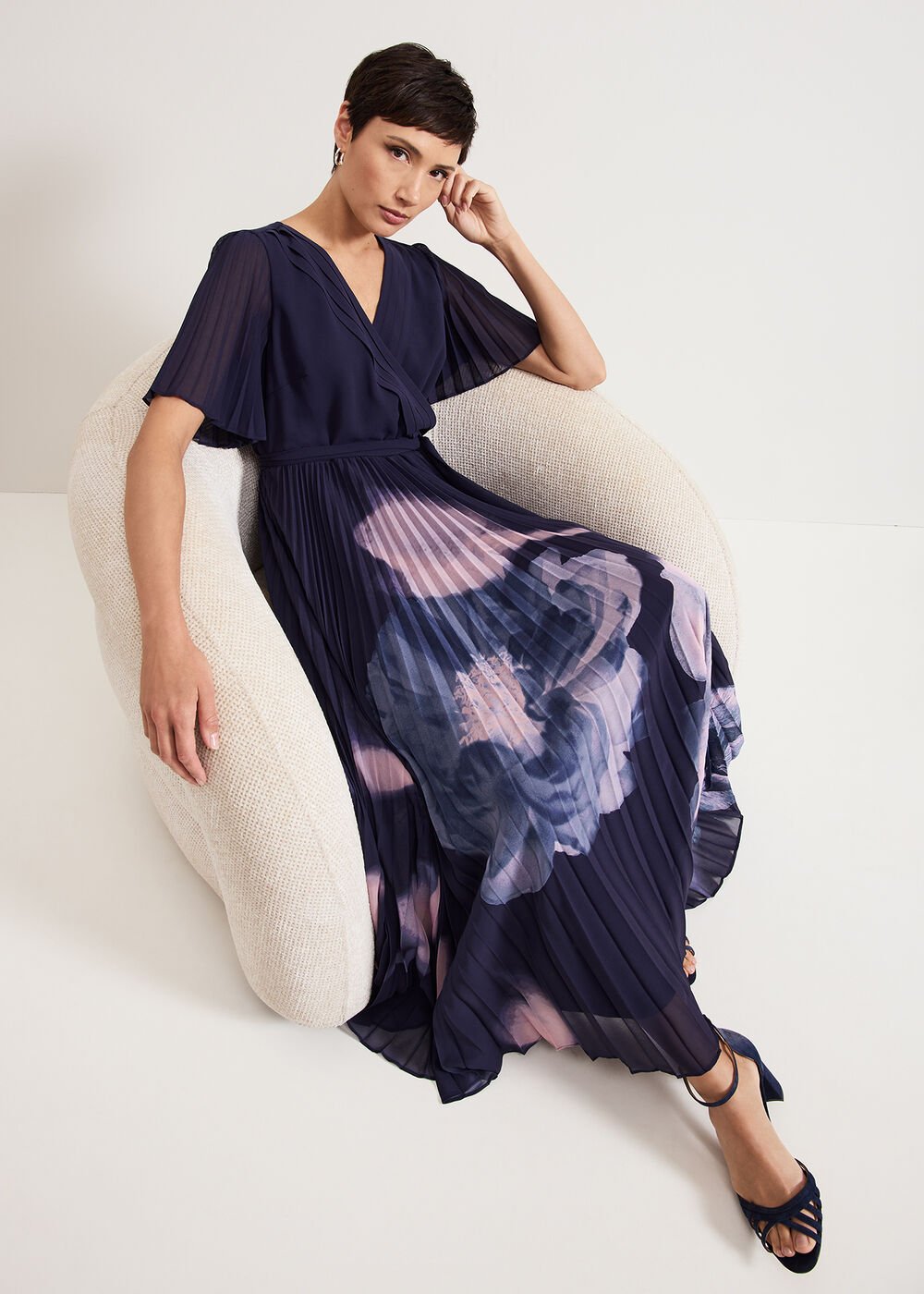 Abigail Maxi Dress Navy