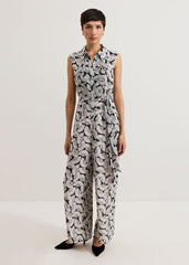 Janine Jumpsuit Navy/Ivory