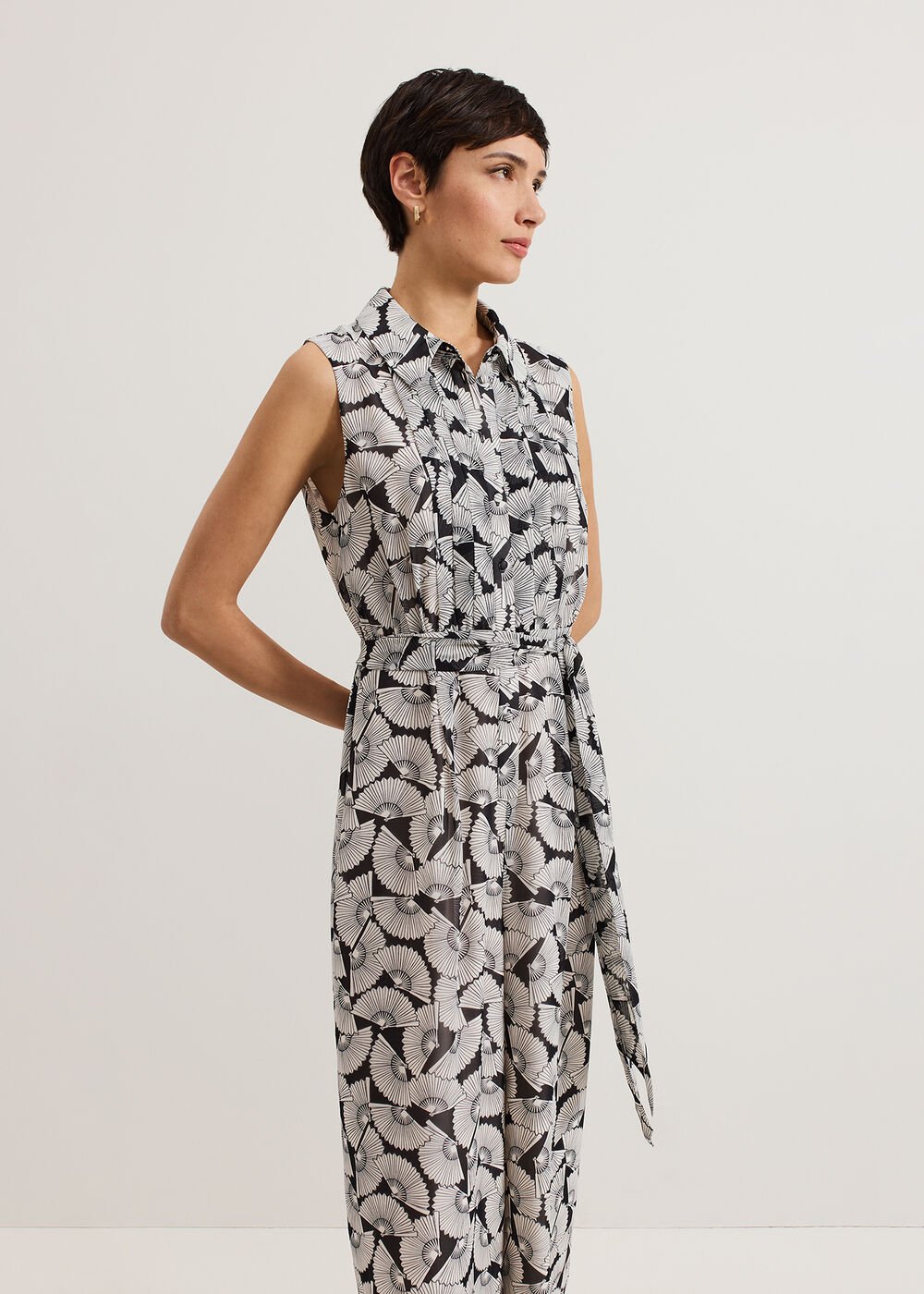 Janine Jumpsuit Navy/Ivory