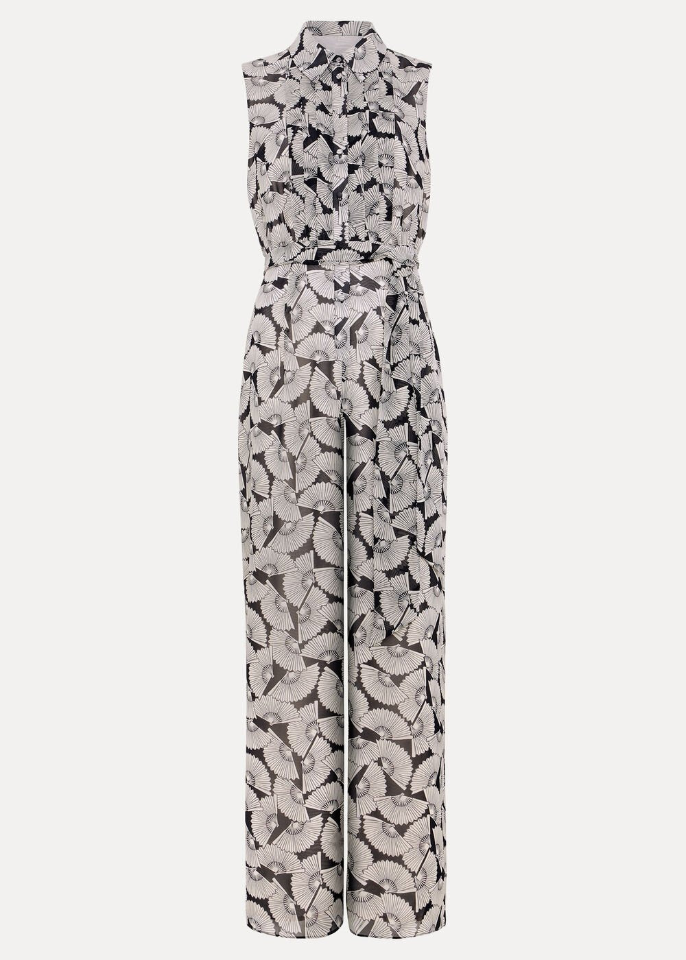 Petite Janine Jumpsuit Navy/Ivory