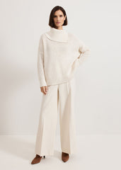 Jean Textured Jumper Ivory