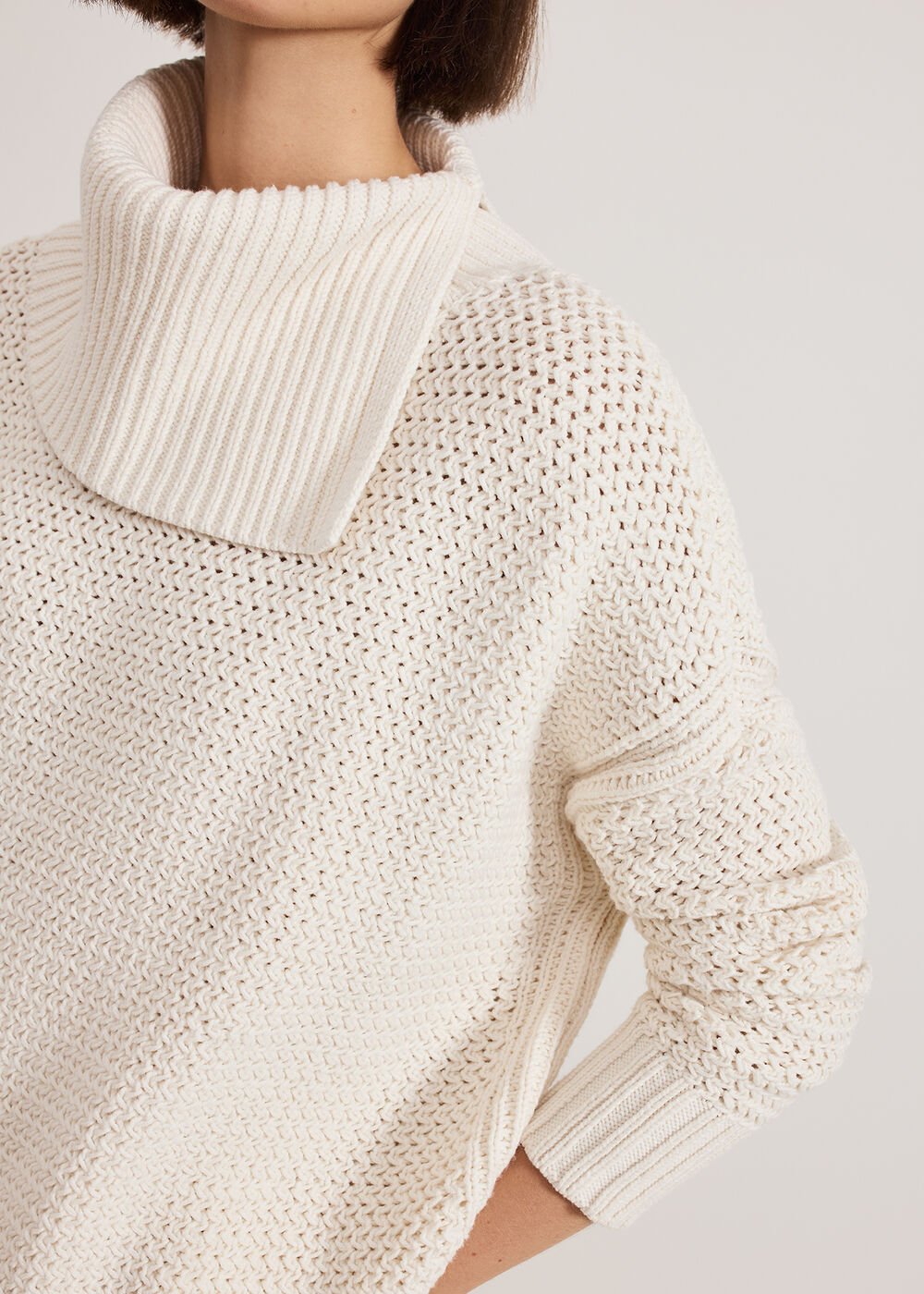 Jean Textured Jumper Ivory