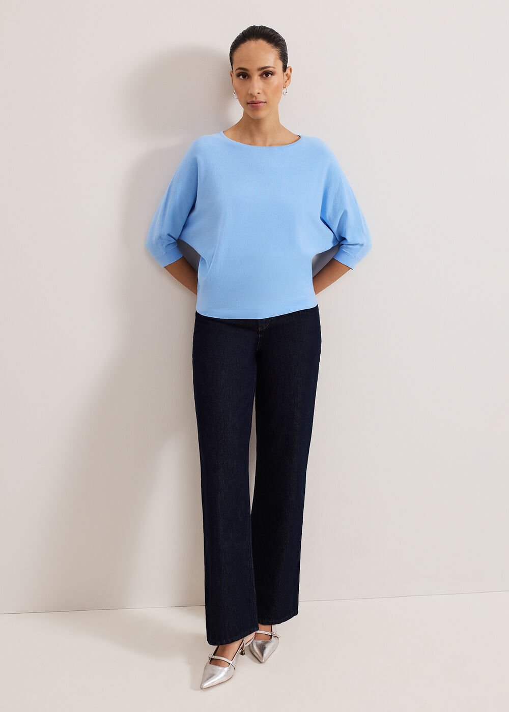 Cristine Knit Jumper Blue