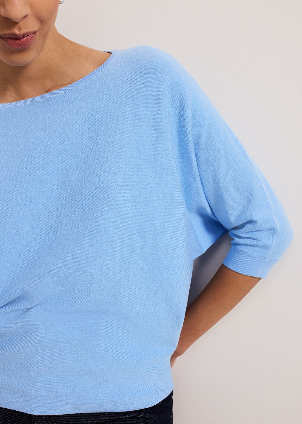 Cristine Knit Jumper Blue