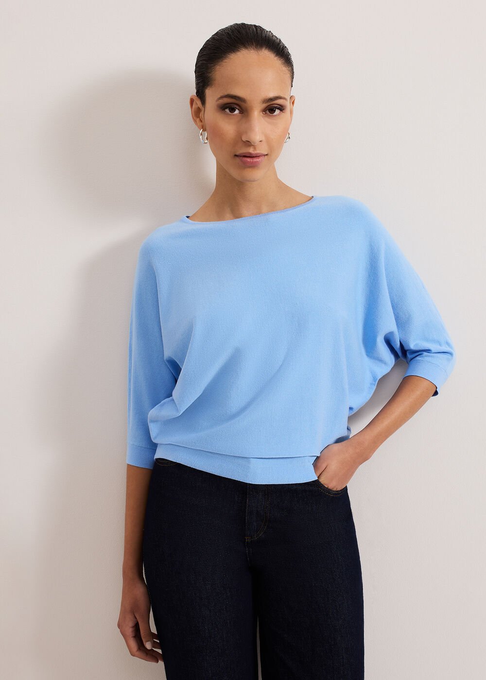 Cristine Knit Jumper Blue