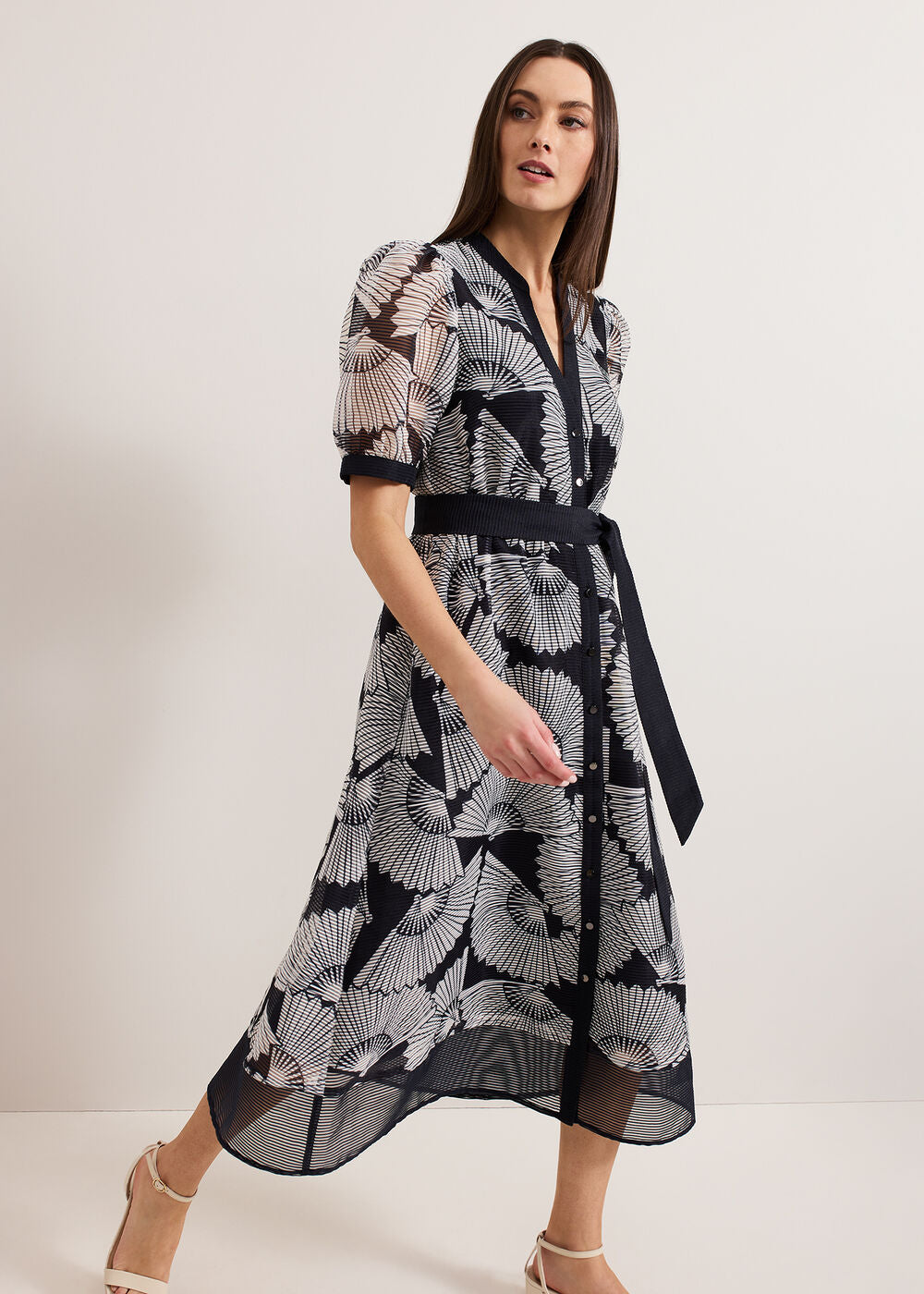 Skylar Midi Dress Navy
