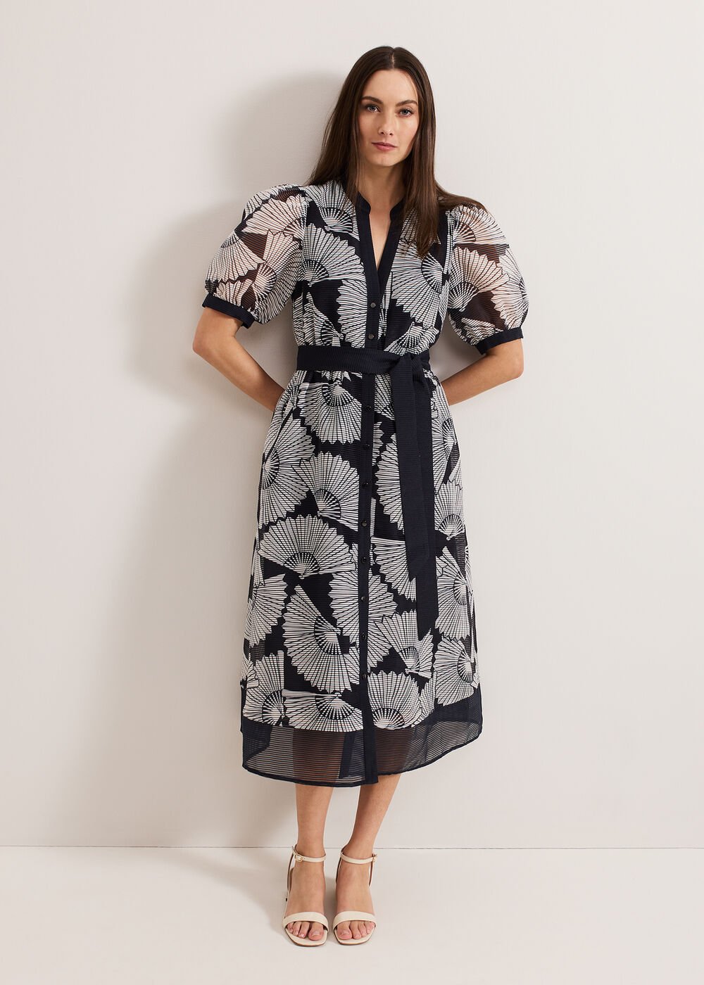 Skylar Midi Dress Navy