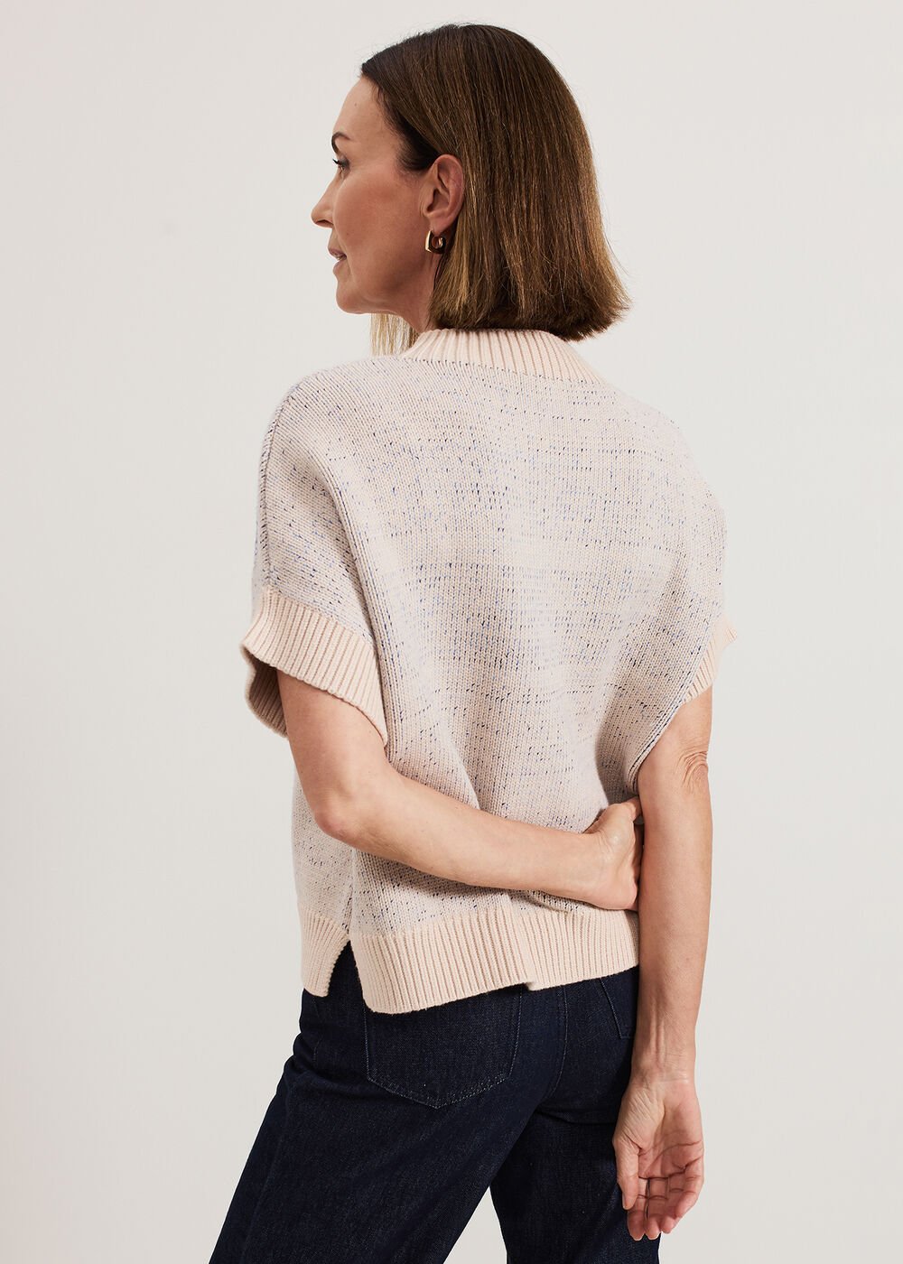 Sara Geo Tabard Blue
