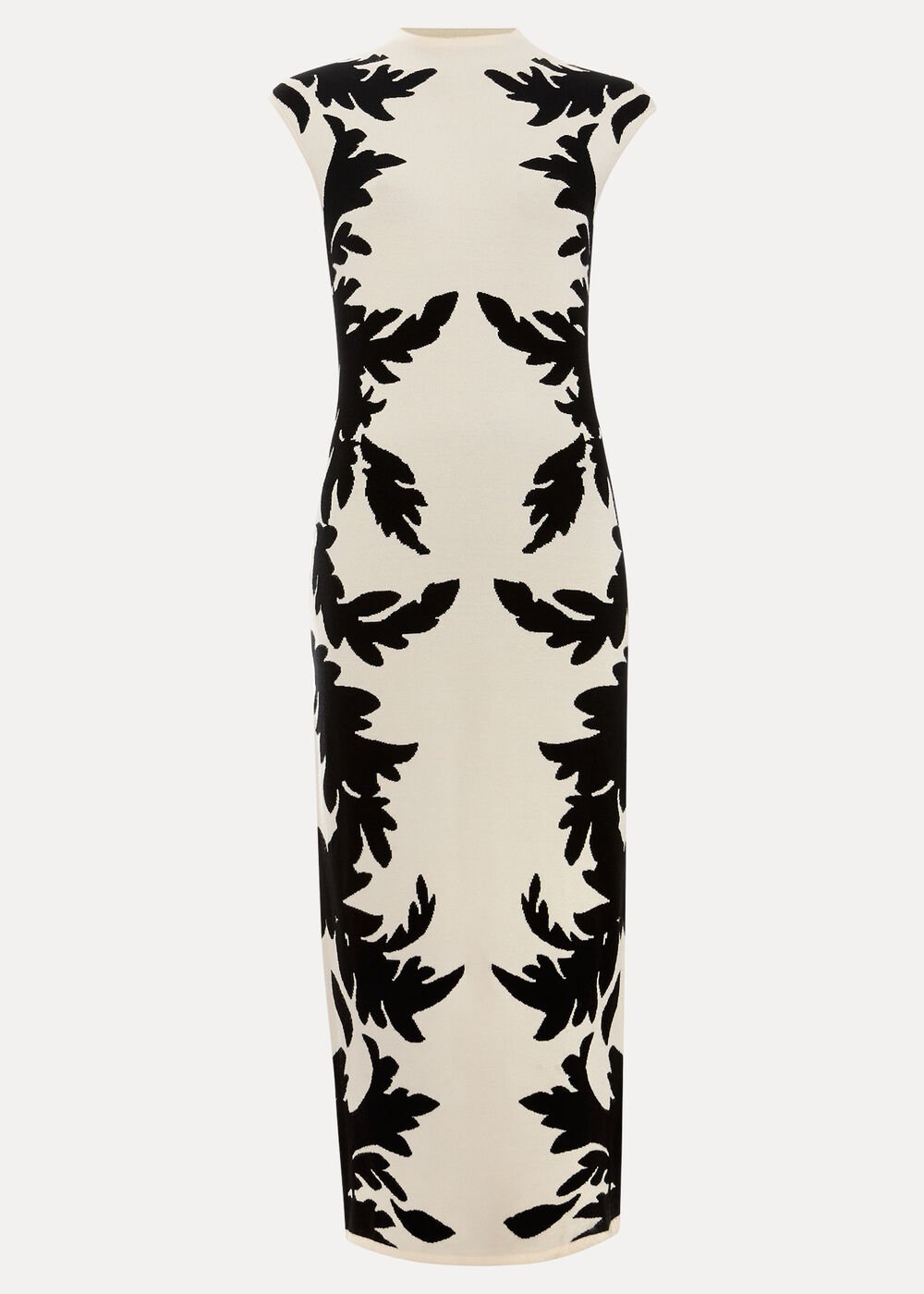 Beth Jacqaurd Dress Black/Ivory