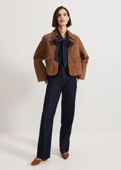 Indira Suede Jacket Tan