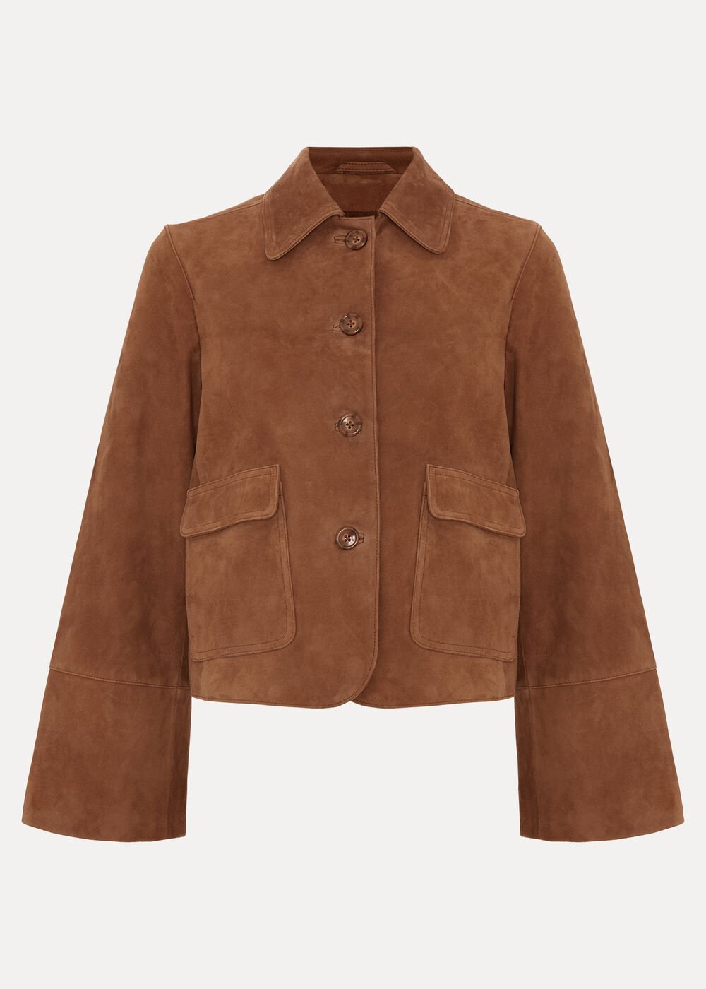 Indira Suede Jacket Tan