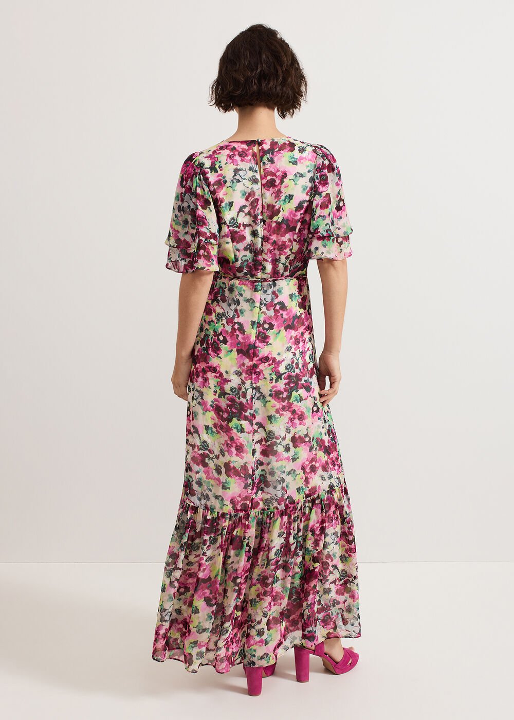 Violet Floral Dress Multi