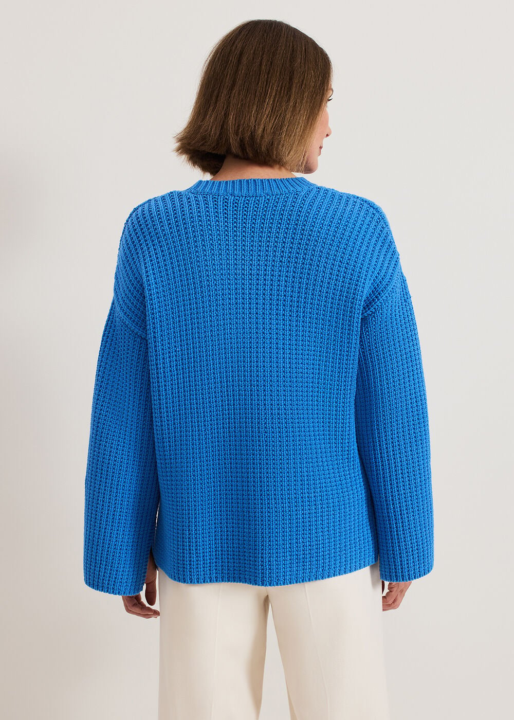Gabby Textured Knit Blue