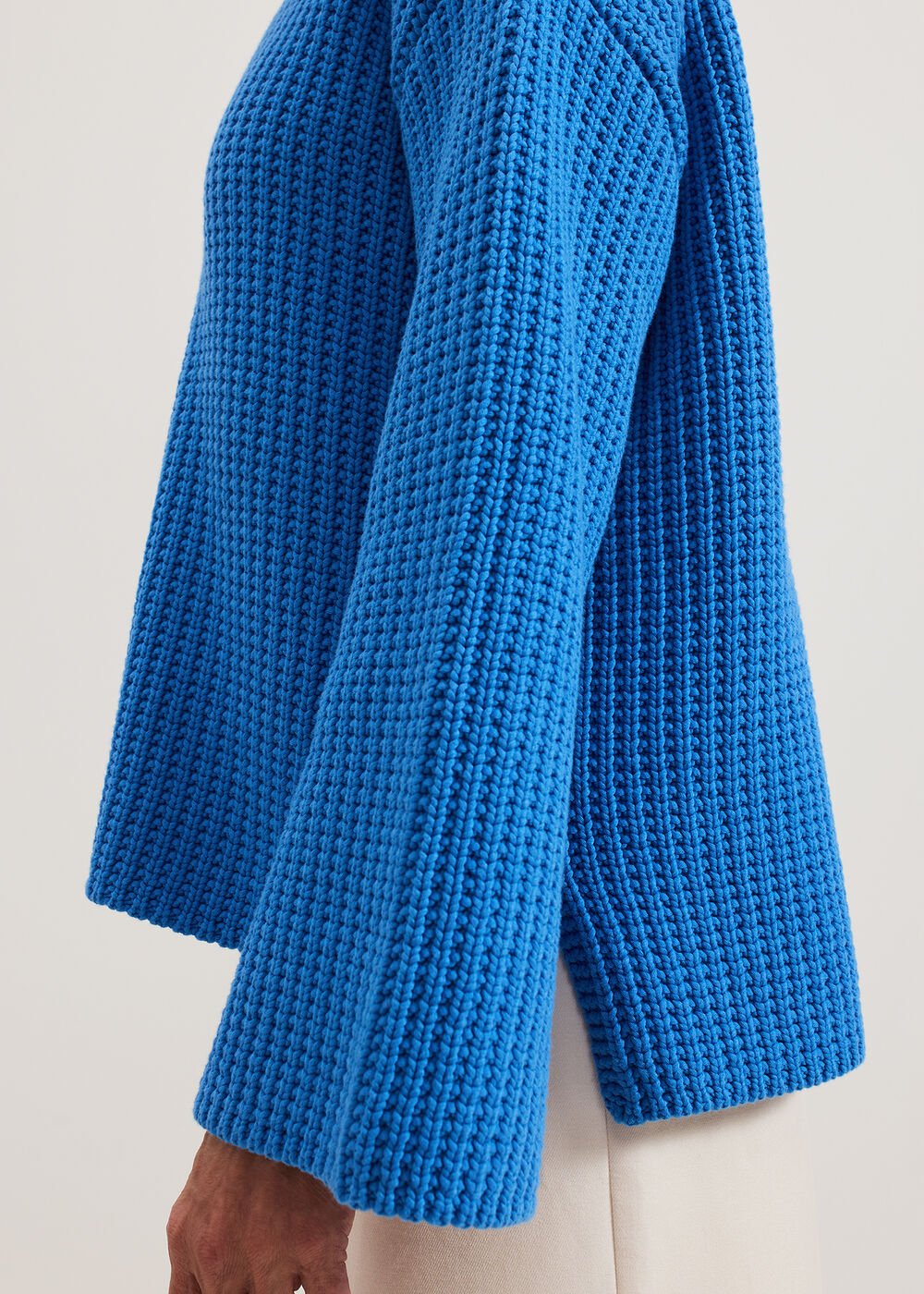 Gabby Textured Knit Blue