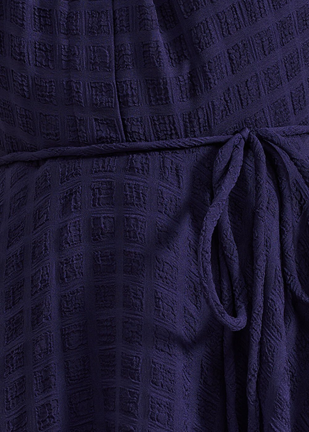 Gwen Textured Dress Navy
