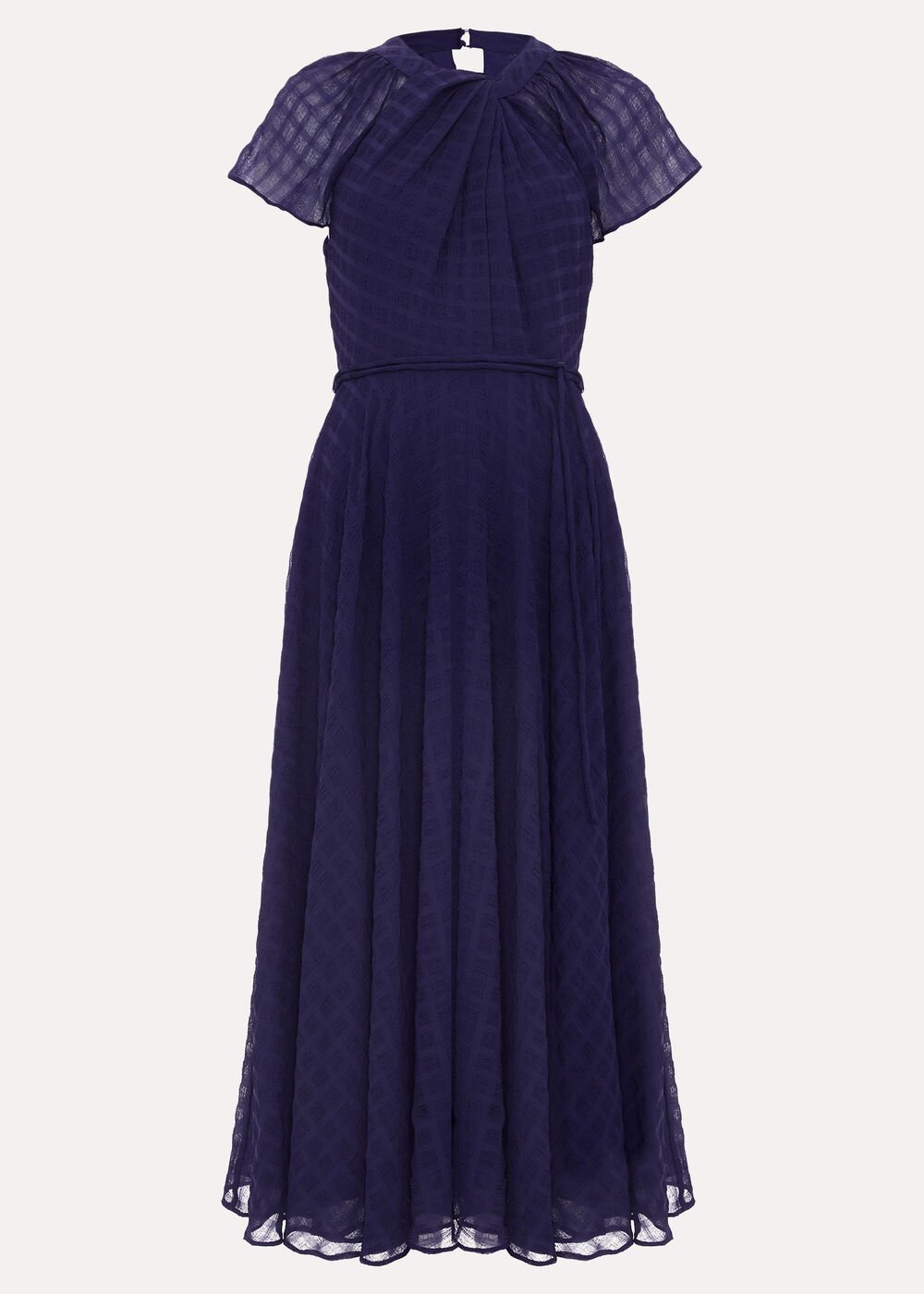 Gwen Textured Dress Navy