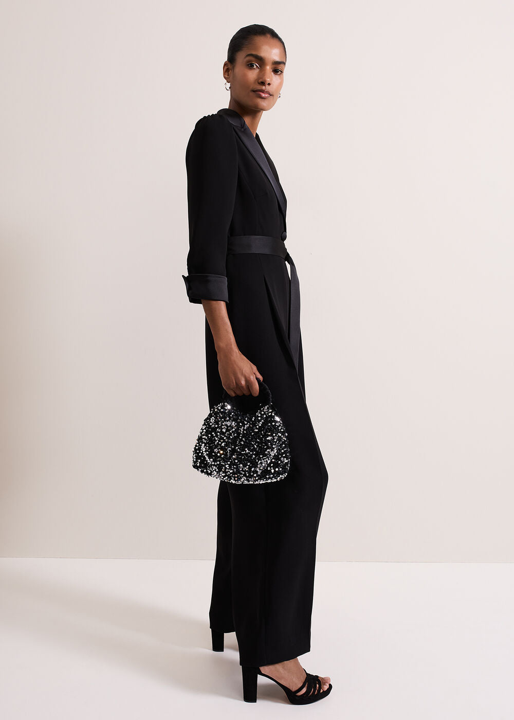 Petite Kylie Jumpsuit Black