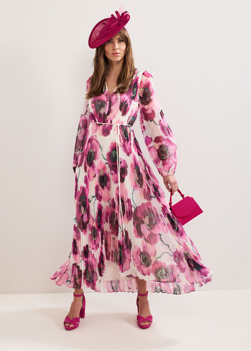 Natalia Floral Maxi Dress Pink