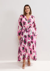 Natalia Floral Maxi Dress Pink
