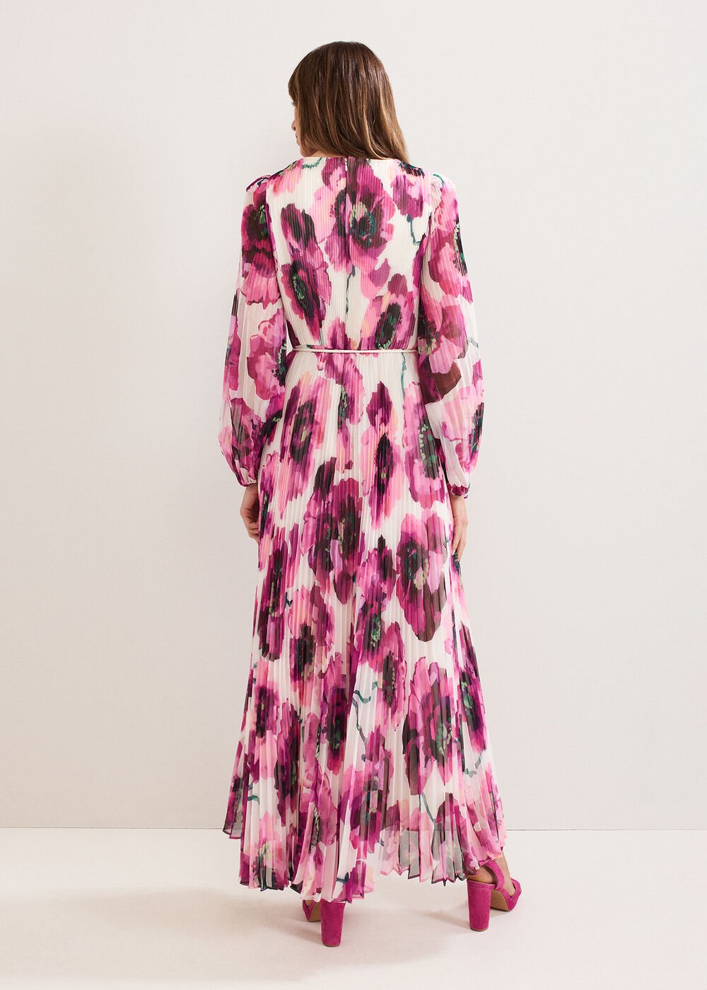 Natalia Floral Maxi Dress Pink