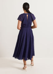 Petite Gwen Dress Navy