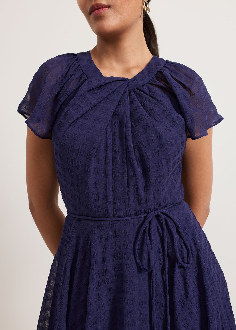 Petite Gwen Dress Navy