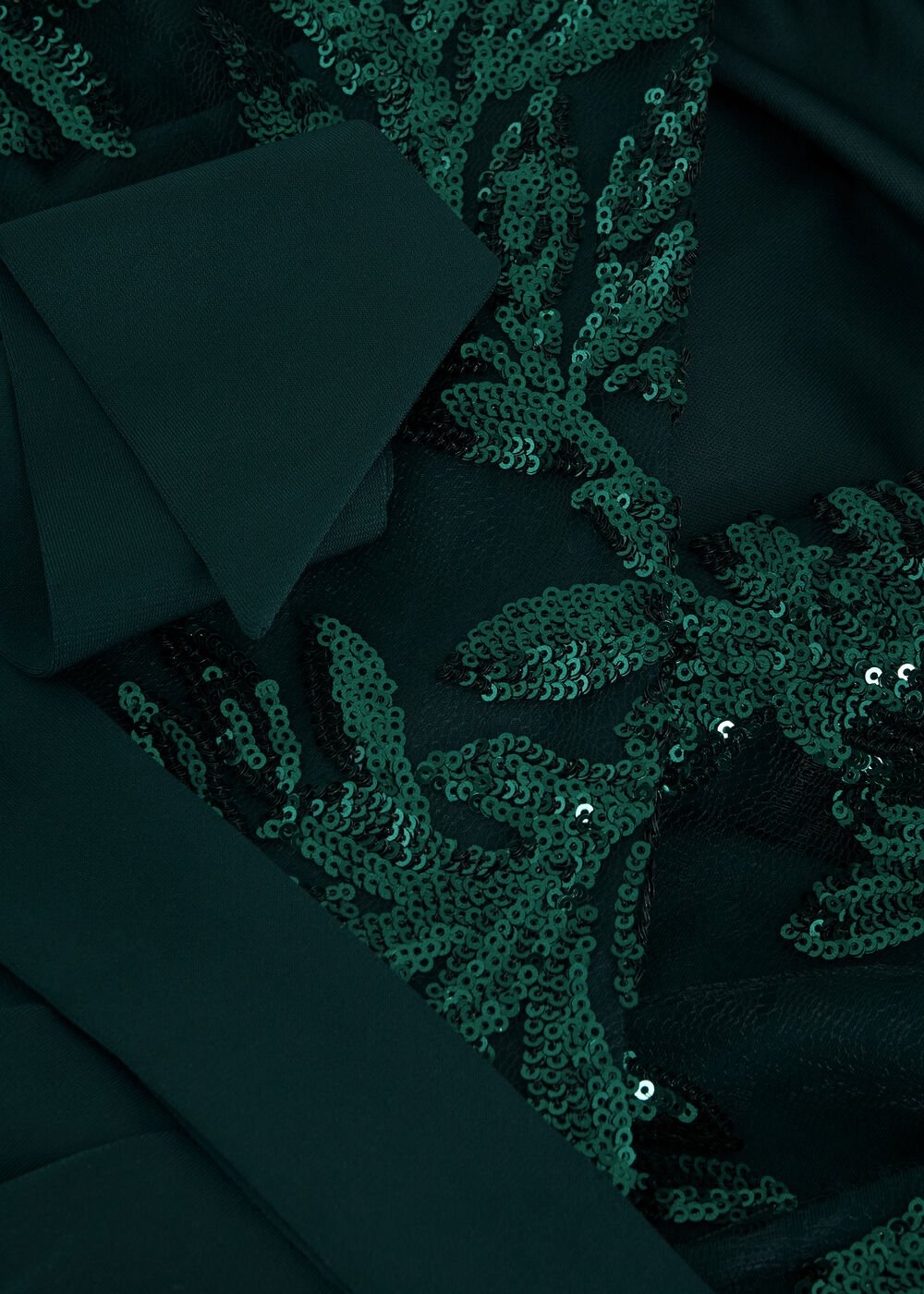 Minty Wrap Dress Dark Green