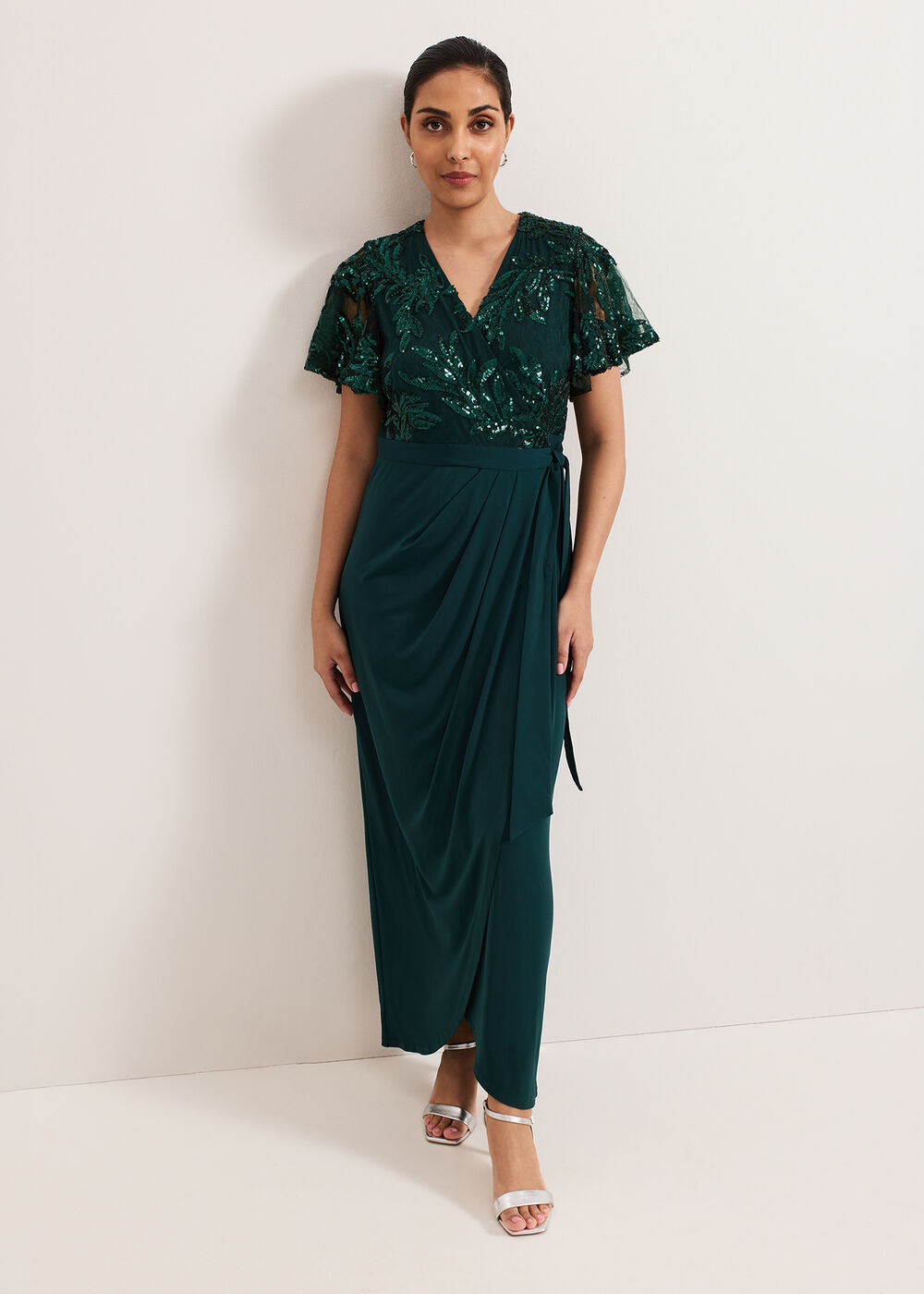 Petite Minty Dress Dark Green