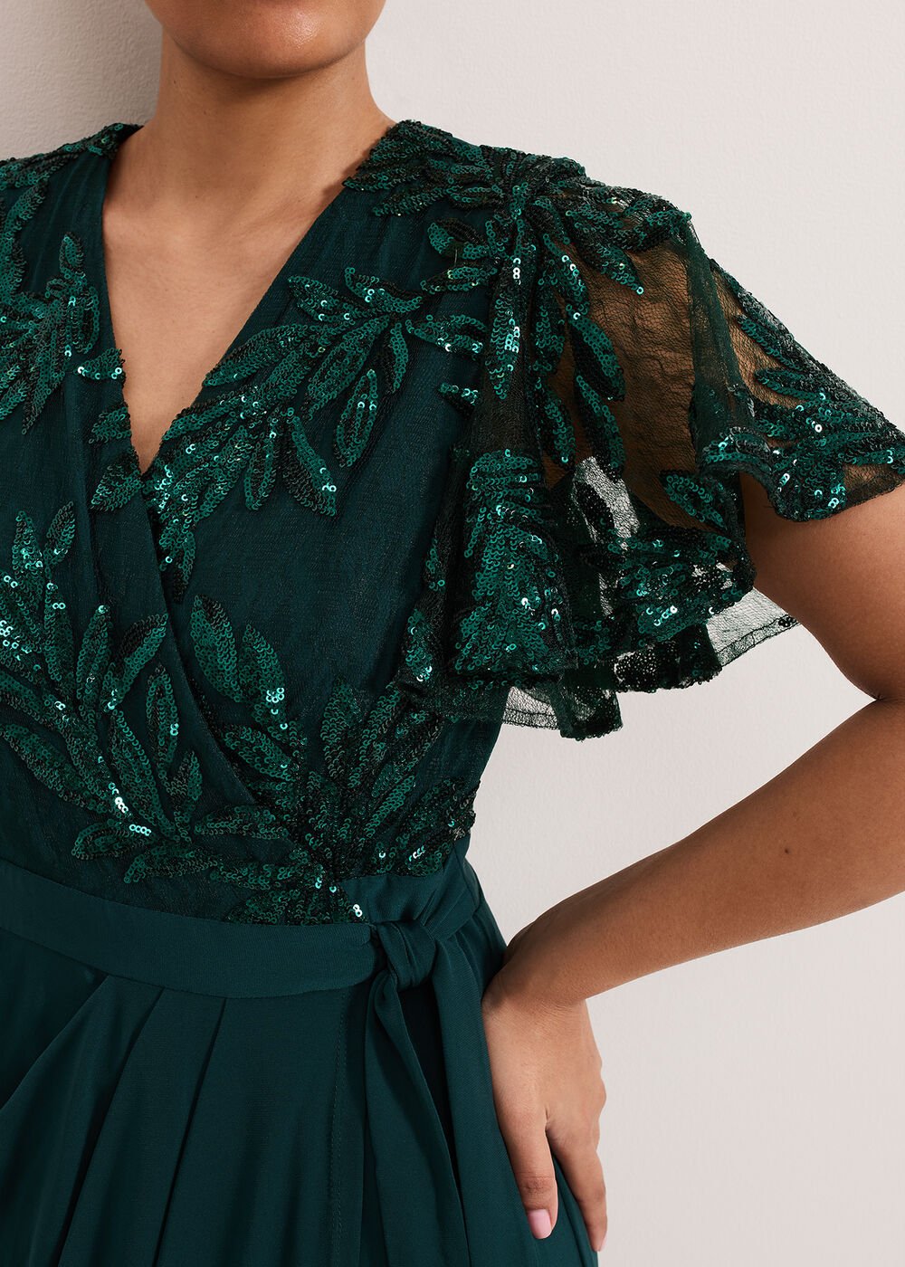 Petite Minty Dress Dark Green