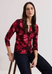 Dani Rose Cardigan Red