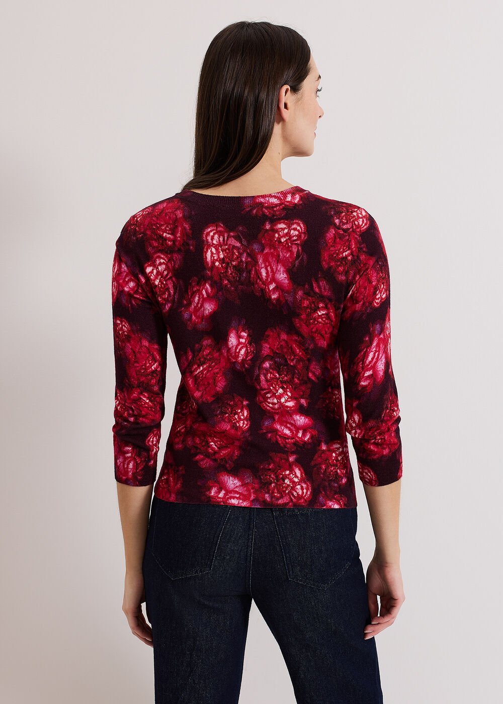 Dani Rose Cardigan Red